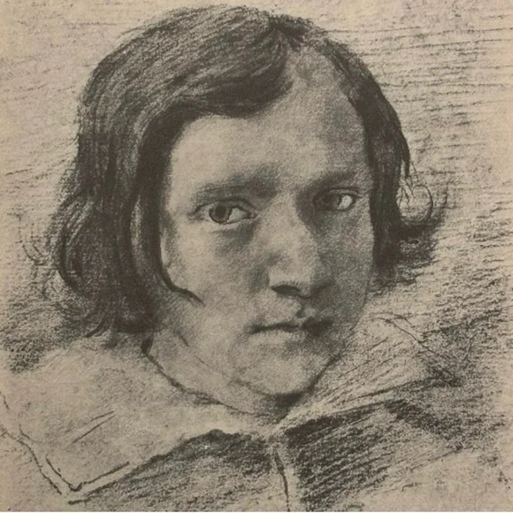 CHILD Giovanni Gian Lorenzo Bernini Fine Art Print Antique Original Vintage 40’s